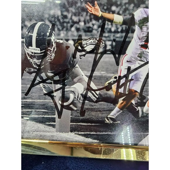 Autographed Alabama Football Photo with Gold Frame Sports‎ Memorabilia - Picture 3 of 8